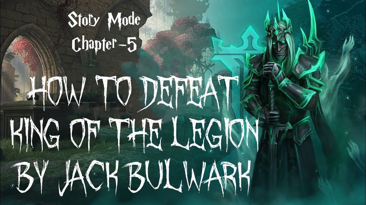 How to Defeat King of The Legion by Jack Bulwark in shadow fight 4 arena | sfa Story Mode Chapter-5