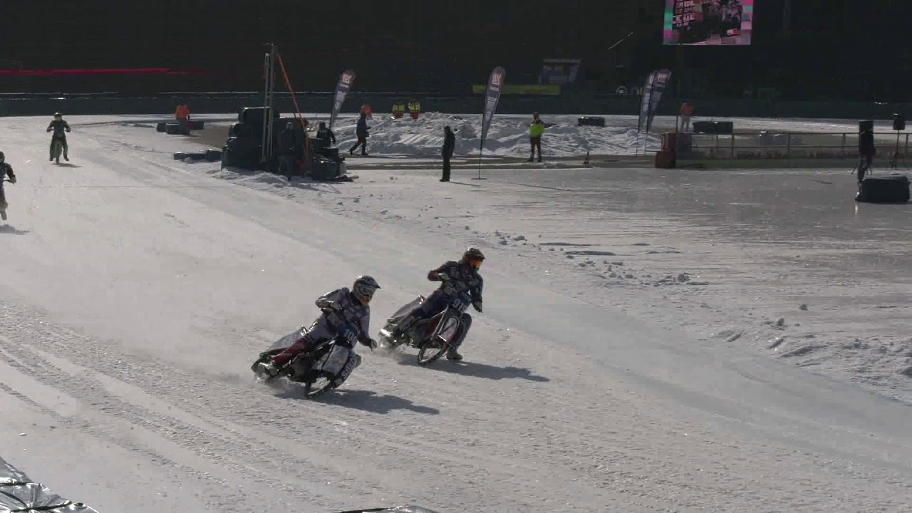 Eisspeedway Training 2018 in Berlin