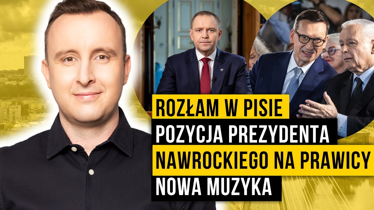 🔴 ROZŁAM W PIS, POZYCJA PREZYDENTA NAWROCKIEGO NA PRAWICY | Onet Rano