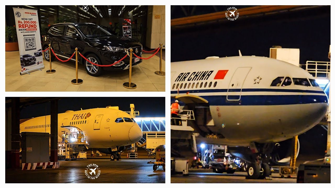 MG HS Parked at Domestc Arrival at Karachi Airport & Night Planespotting