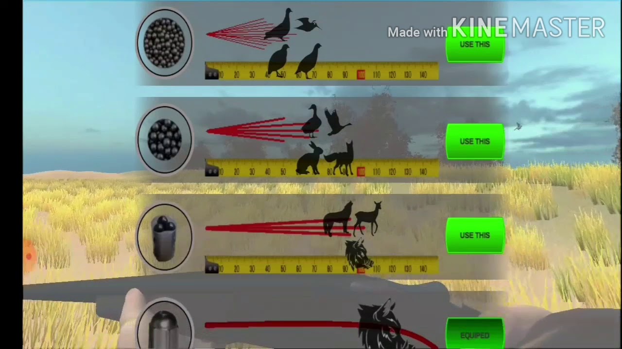 Jugando al juego de caza simulador