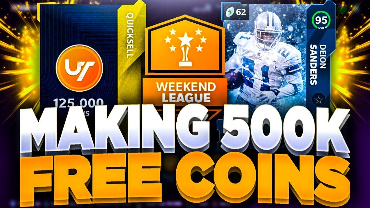 I MADE 500K COINS FREE! | EARN INSANE REWARDS! | TIPS TO WIN MORE WEEKEND LEAGUE GAMES MADDEN 21!