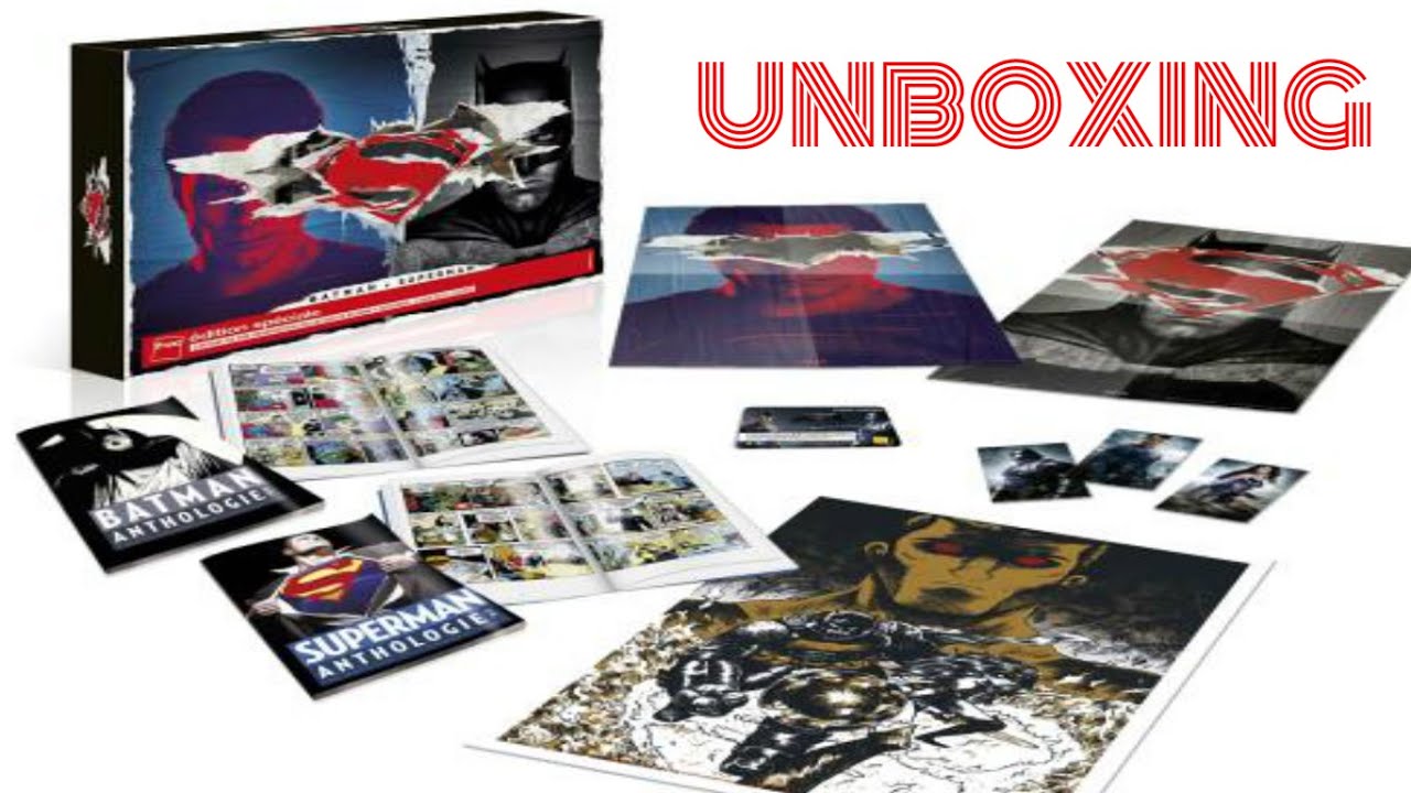 Unboxing du coffret Fnac Batman v Superman