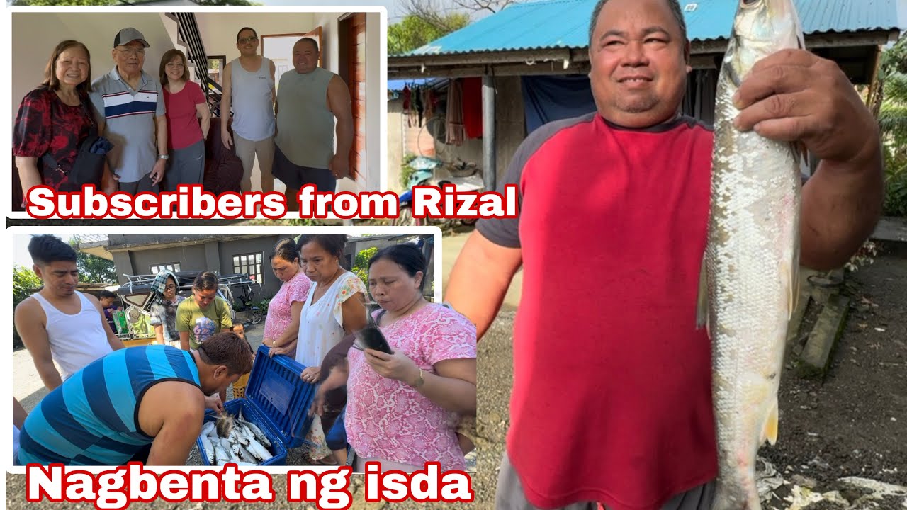 Nagbenta ng isda hindi magkamayaw sa pagpili ng isda + May biglaang bisita subscriber from Rizal