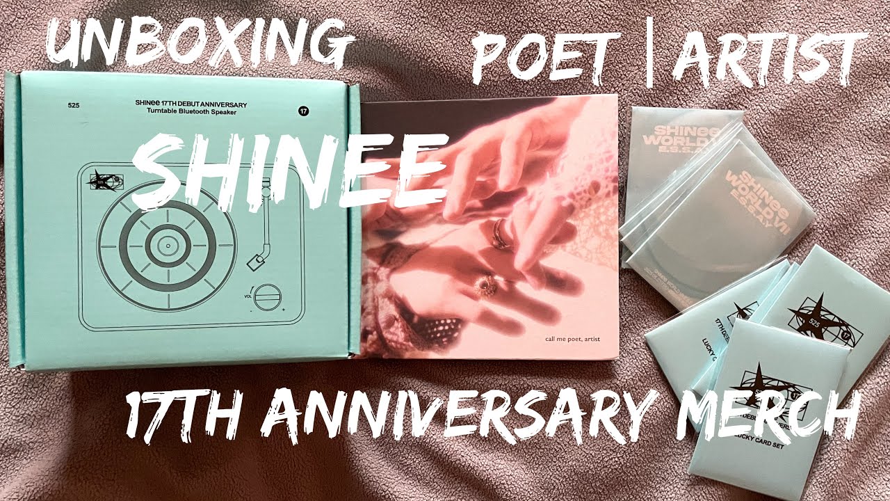 SHINee HAUL! Poet | Artist (fluffy & photobook ver.) | 17th Anniversary Merch | kpop распаковка