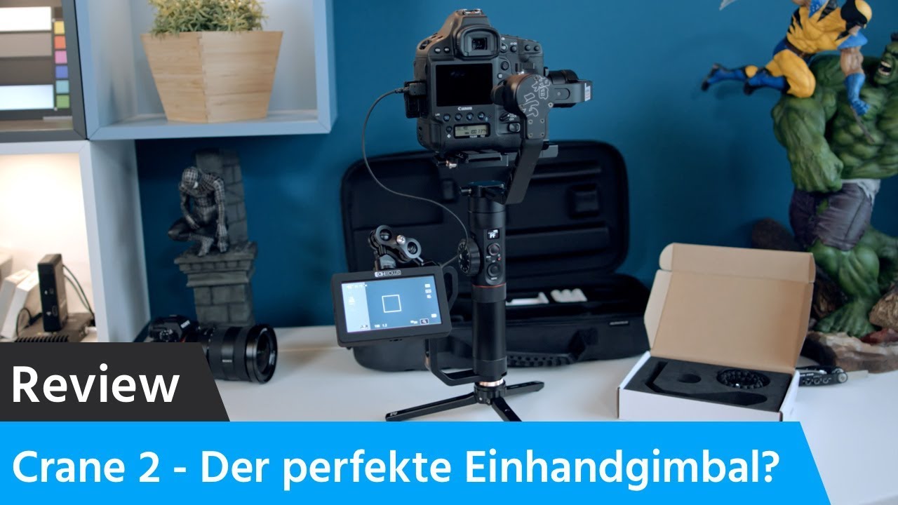 Zhiyun Crane 2 Review und Installation (Sony A7R III, Canon 1DX mk 2, Canon C200)