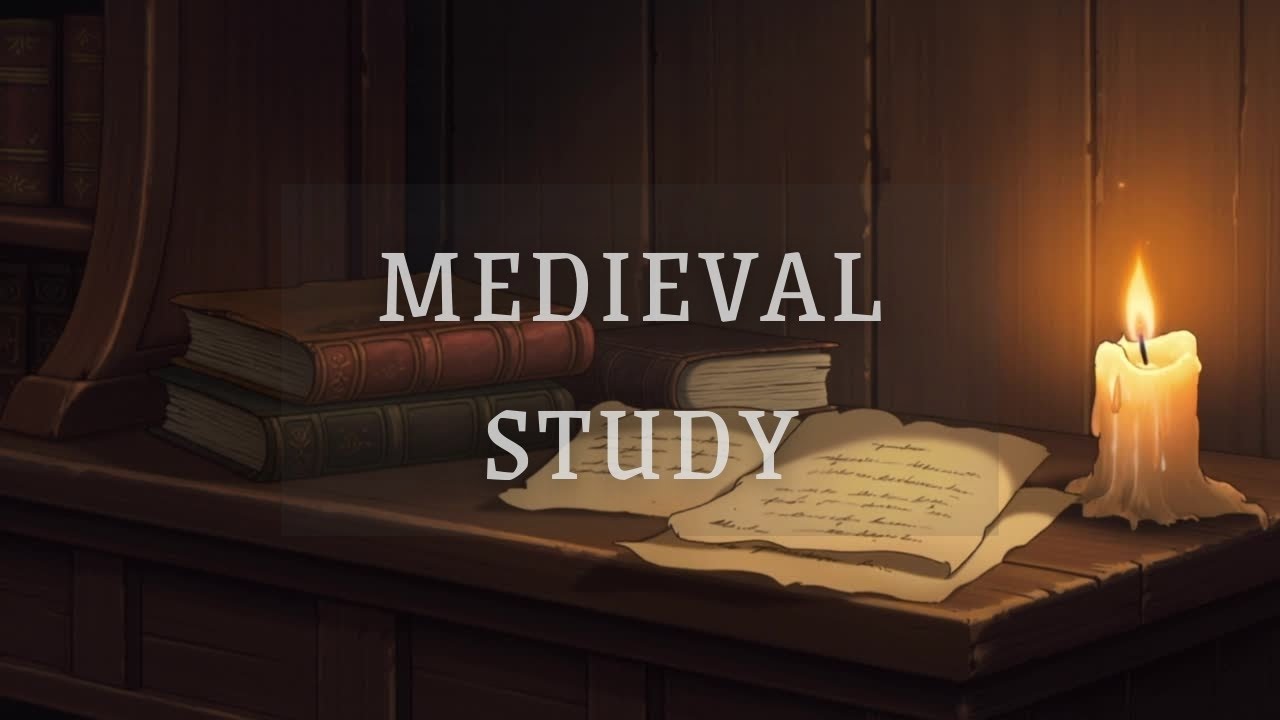 The Scholar's Candle – Quiet Medieval Music for Reading & Focus (1 Hour)
