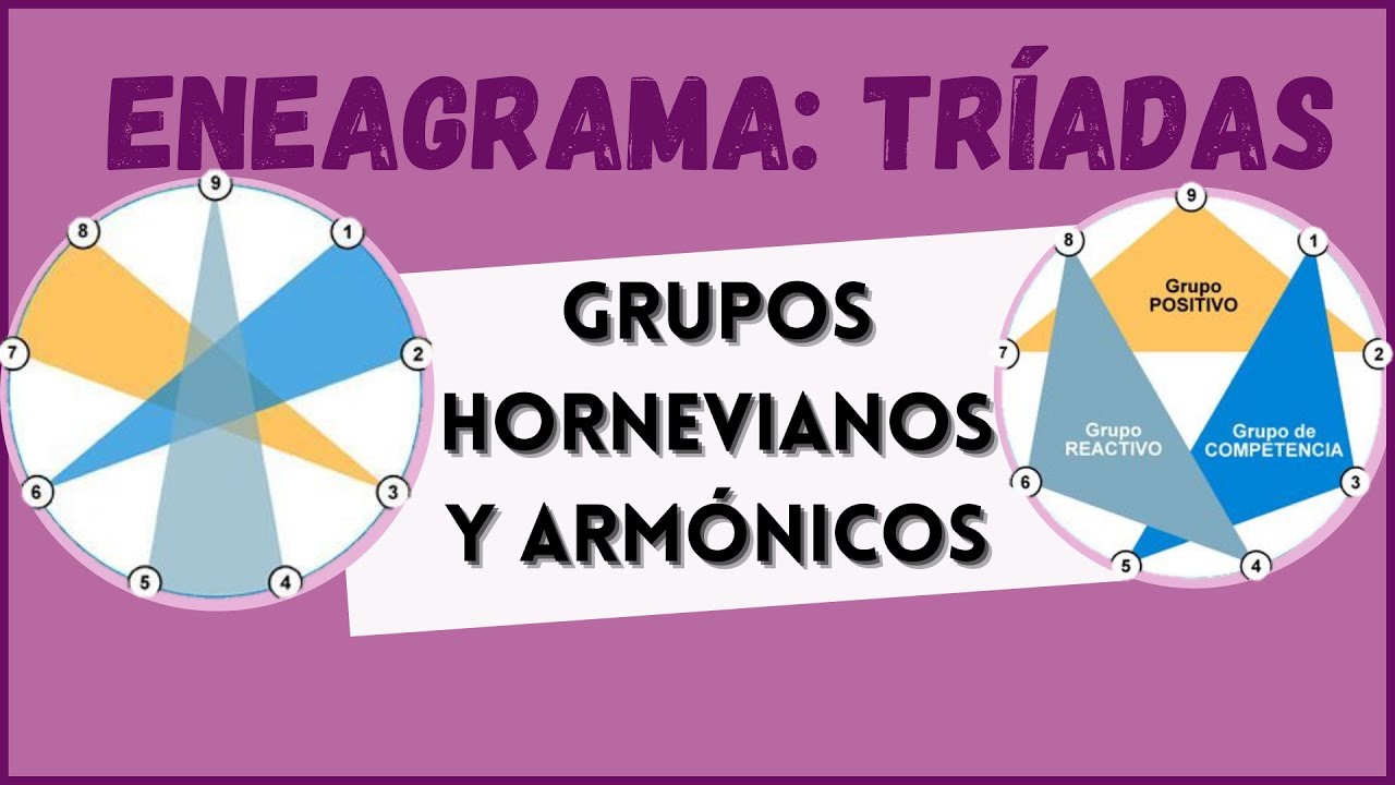 TRÍADAS: GRUPOS HORNEVIANOS Y ARMÓNICOS | ENEAGRAMA
