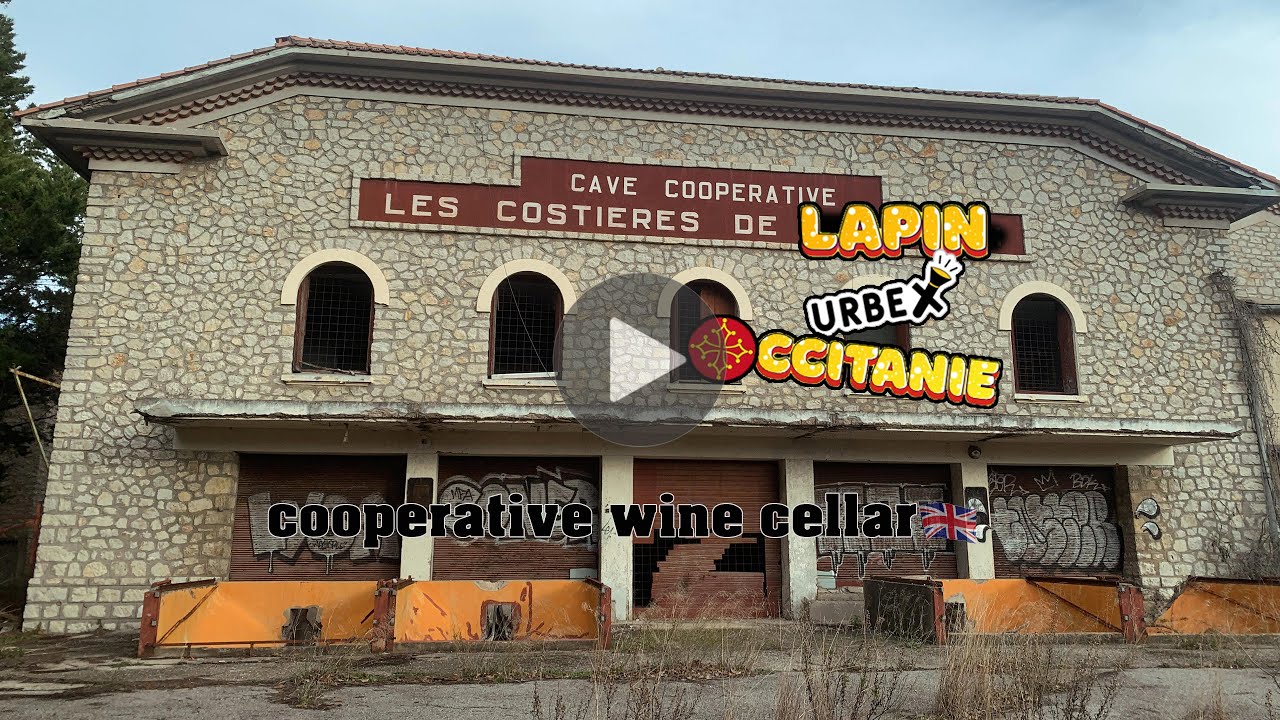 🎥 Le Lapin Urbex 🔦 vous fait la visite d'une cave coopérative 🐰🍷 (6 min) Cooperative wine cellar 🇬🇧