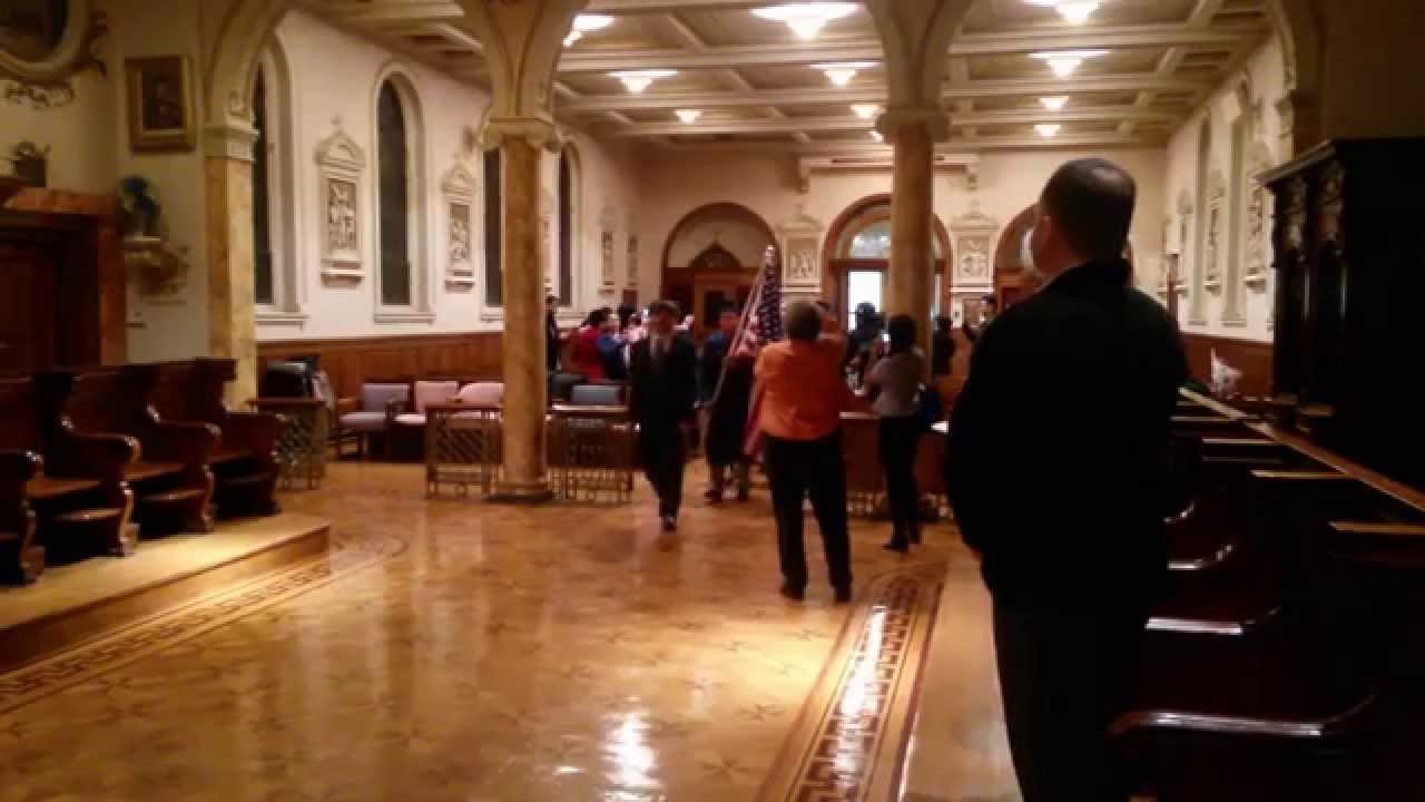 Dorothy Bennett Mercy Center GED Graduation 2015 Graduates Walk
