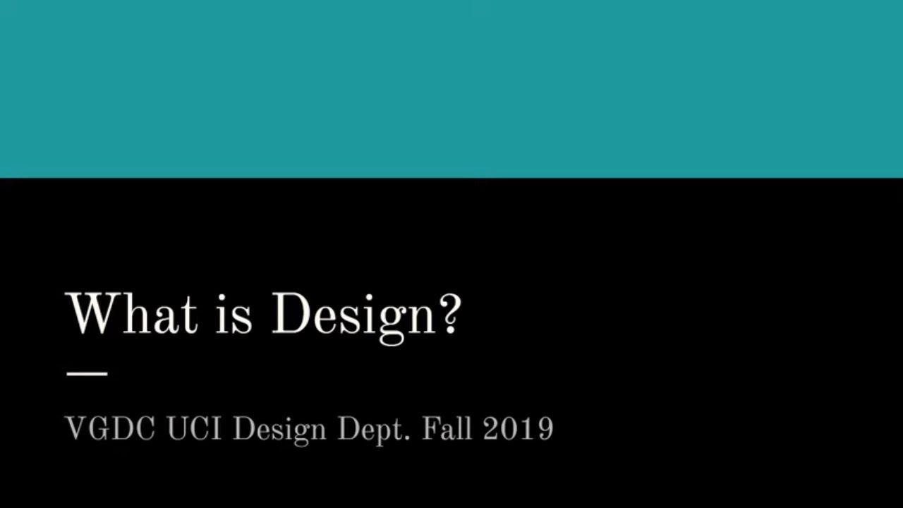 Introduction to Game Design | Game Design Workshop (Fall 2019)