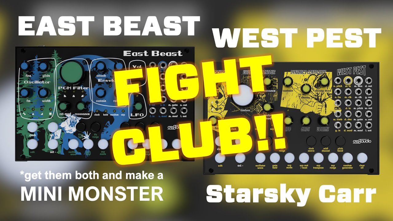 Cre8audio East Beast vs West Pest // There's only one way to sort it.... FIGHT!!!
