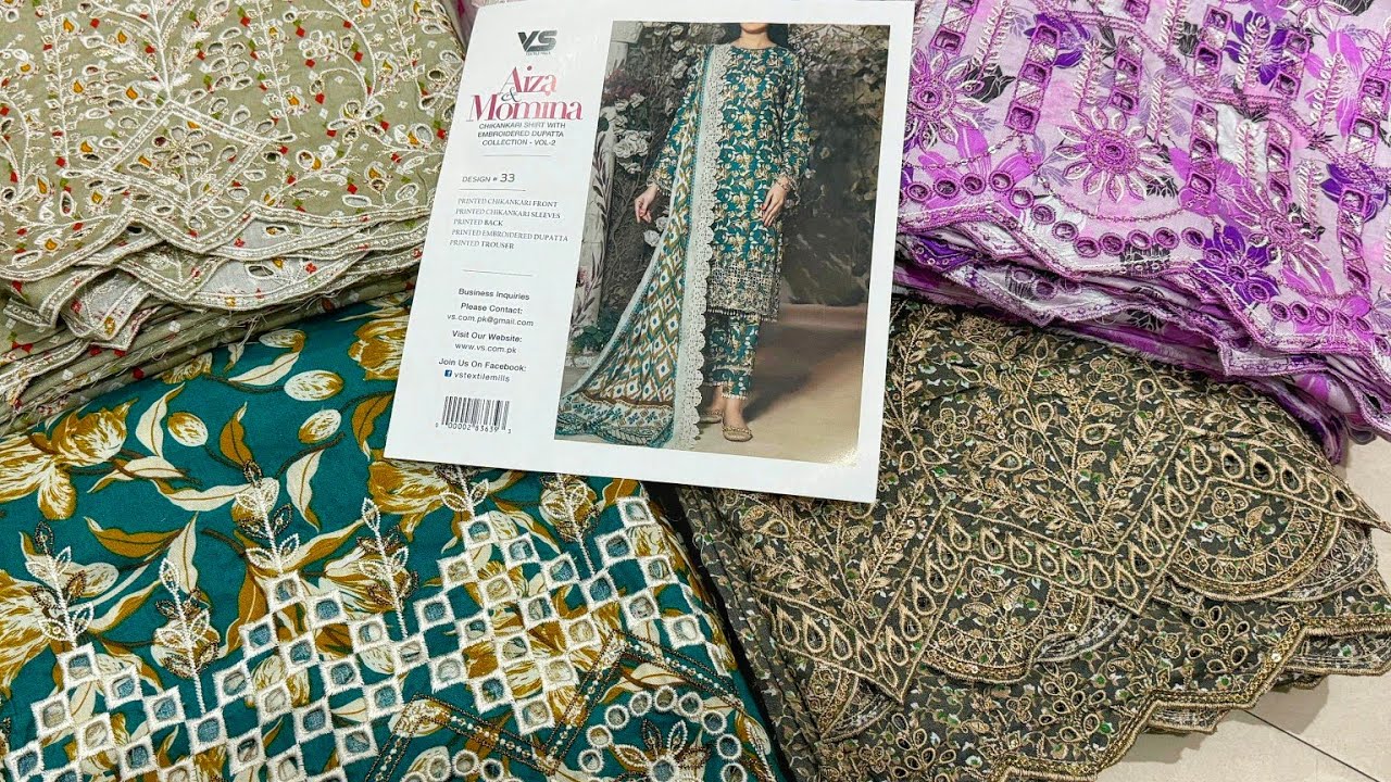 Hurry Up!! Vs Chickenkari Aiza & Momina Eid Special 2024 | Vs Textile | Chicken kari Dress