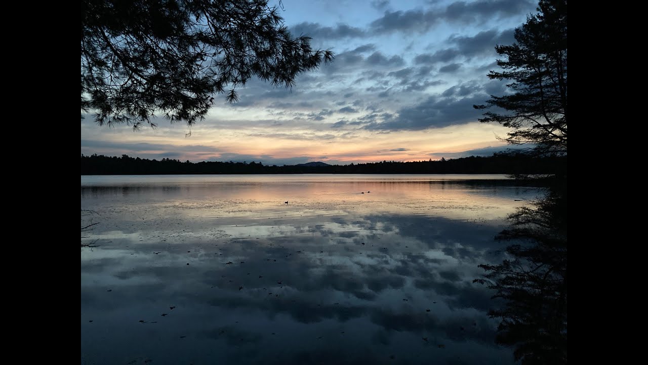 Canoe & Van camping at Fish Creek Pond in the Adirondacks