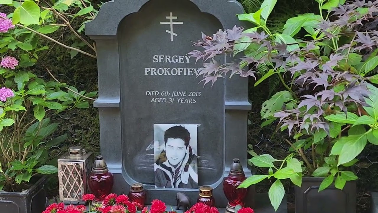 George Michael's Grave at Highgate Cemetery, London. July 2025.