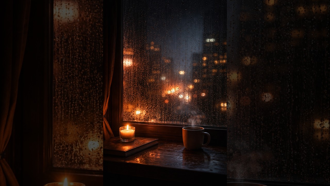 Heavy Rain Sounds for Sleep – 3 Hours Rain Ambience (Black Screen)