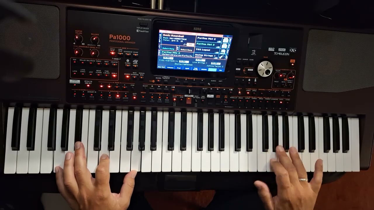 Μη μου μιλάτε Πάνος Γαβαλάς|Farfisa!!!|Instrumental cover farfisa Korgpa1000