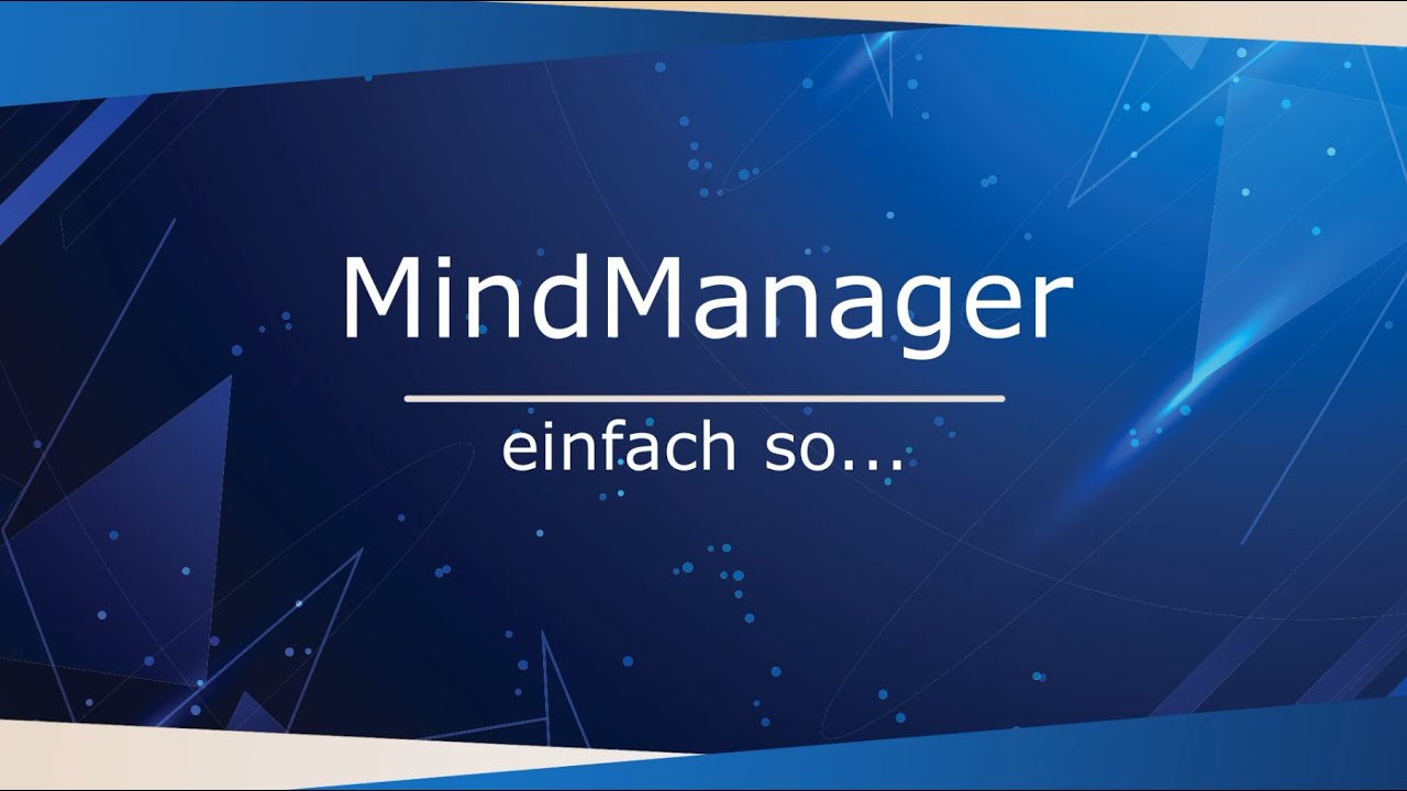 Warum dieser Kanal MindManager, einfach so...