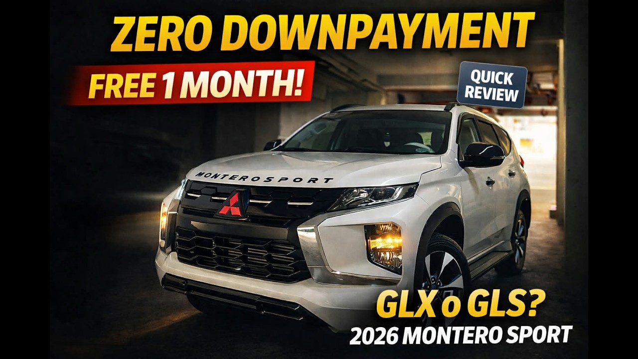 2026 MONTERO SPORTS GLX MANUAL & GLS AT | ZERO DOWNPAYMENT PLUS FREE 1 MONTH NA RIN? ALAMIN