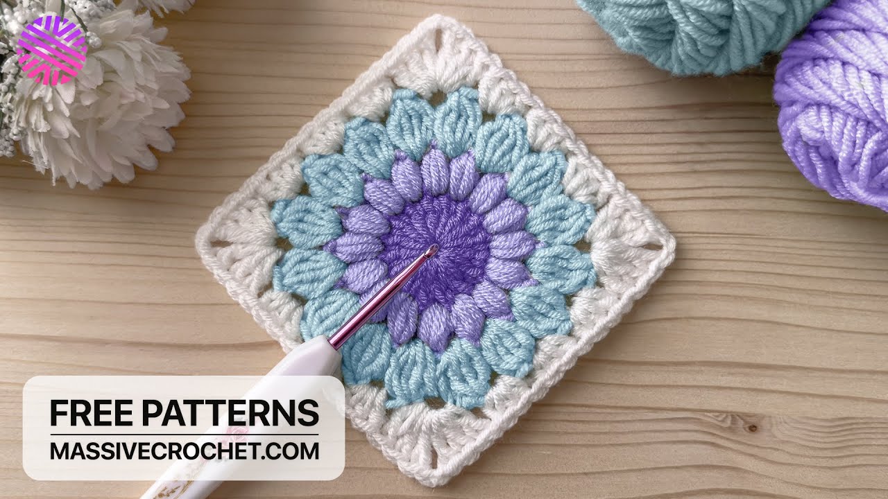 Crochet a Super Easy and Gorgeous Granny Square for Beginners