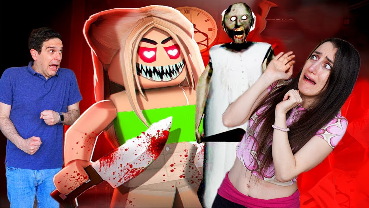 SCAPPIAMO DALLA FIGLIA DI GRANNY SU ROBLOX!!LA STALKER!!!ESCAPE ROOM!!