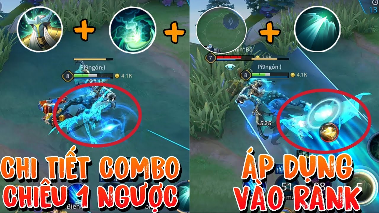 CHI TIẾT COMBO CHI&Ecirc;U 1 NGƯỢC V&Agrave; &Aacute;P DỤNG V&Agrave;O RANK XEM HIỆU QUẢ