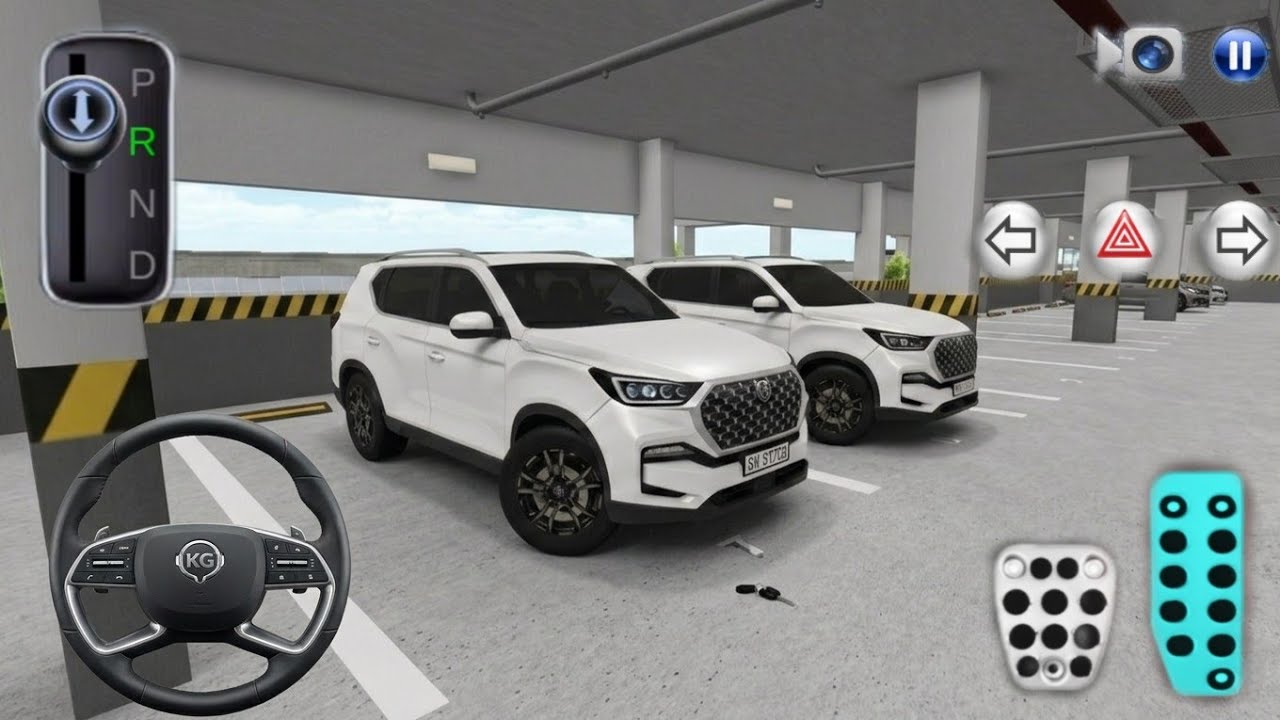 New Rexton SUV Car Stuck in parking garage -3D Driving Class 2026- Android Gameplay 2026 - Car Game