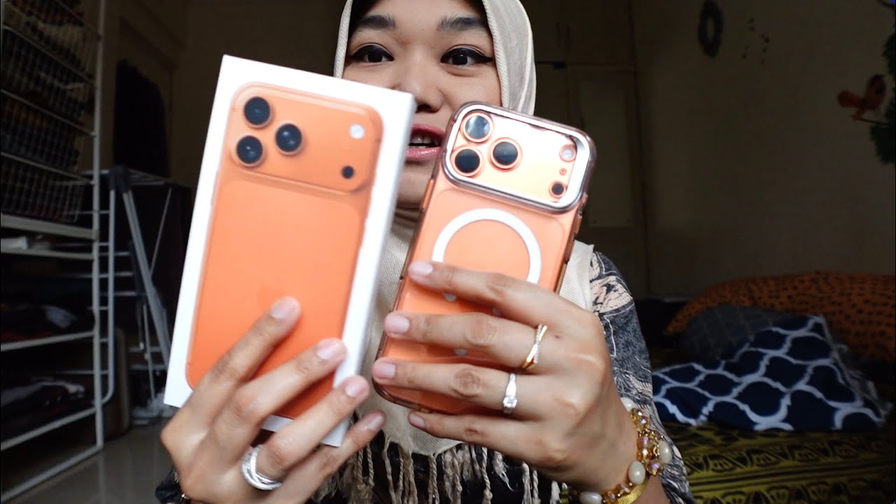 ASMR Hindi - Tapping on My New iPhone 17 Pro Max Cosmic Orange (Soft Spoken)