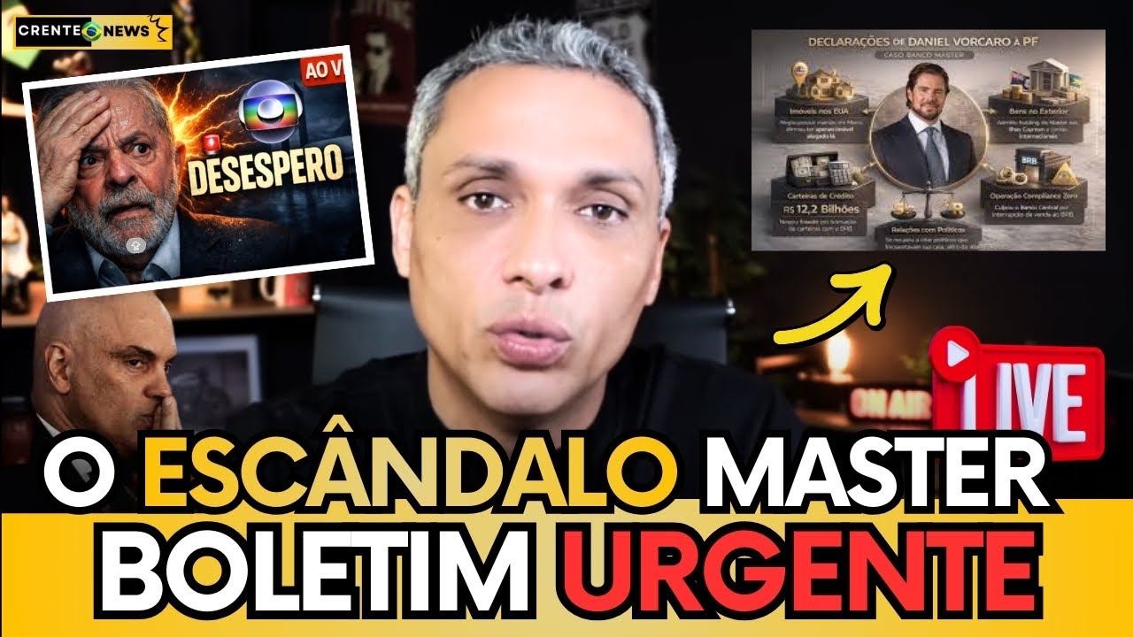 🚨BOLETIM URGENTE: CASO BANCO MASTER GANHA NOVO CAPÍTULO APÓS DEPOIMENTO À POLÍCIA FEDERAL - ASSISTA