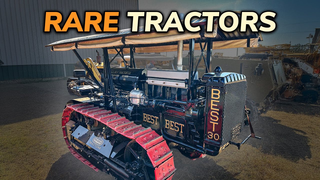 Watch Antique Tractors from Holt, Best, Caterpillar at HCEA Show 2025