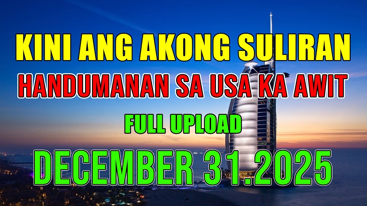 [1 HOUR] Kini Ang Akong suliran ug Handumanan sa Usa Ka awit. | December 31.2025 | Full upload