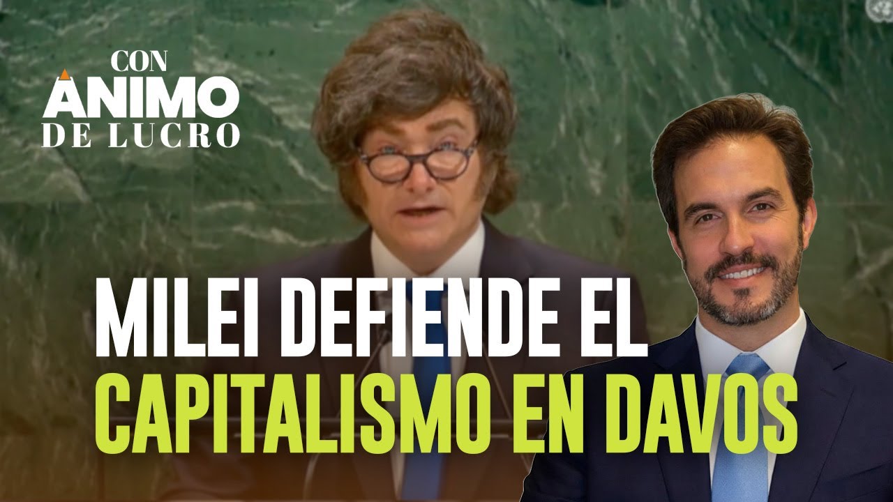 Javier Milei reaparece en Davos en defensa del capitalismo
