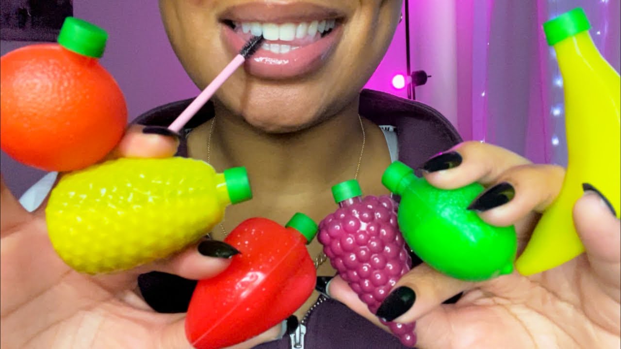 ASMR | Candy w/ Spoolie 🍌🍊🍍🍇 Tropy Fruits