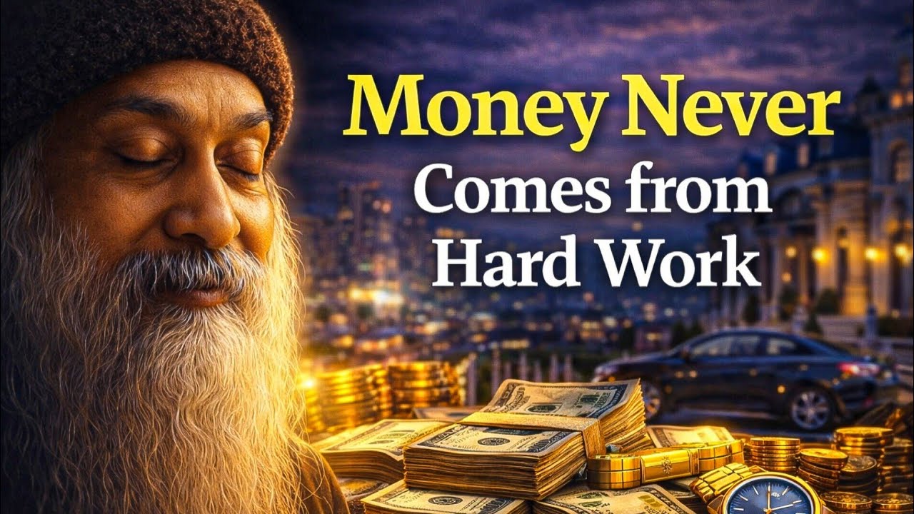 Money never comes from hard work: Acharya rajneesh 