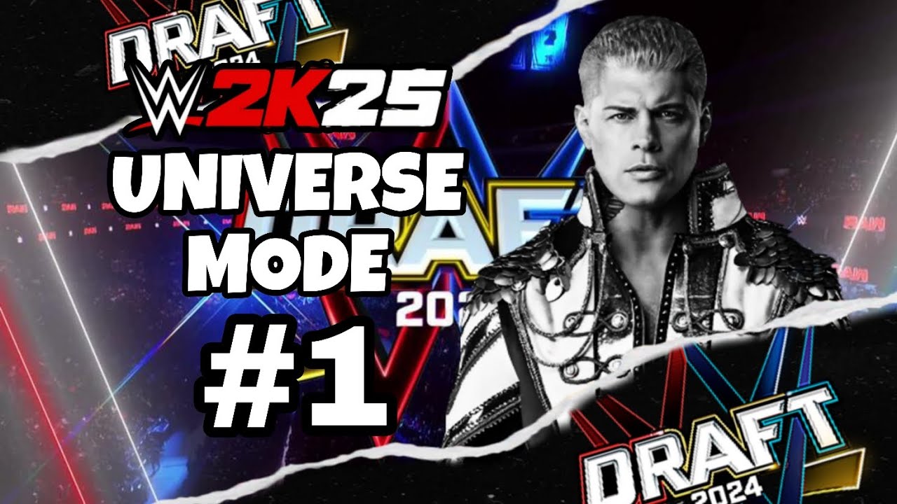 THE DRAFT!!!/ WWE 2K25 UNIVERSE MODE EPISODE 1 