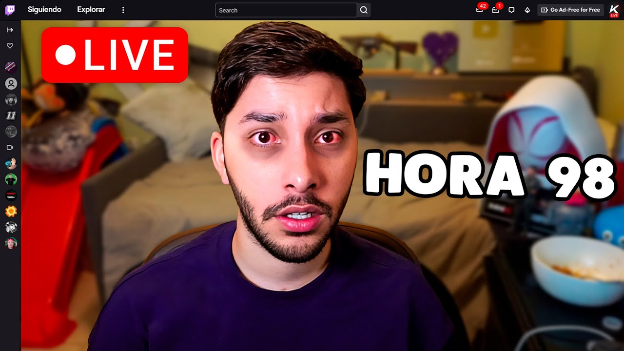Pasé 100 Horas Seguidas en Directo