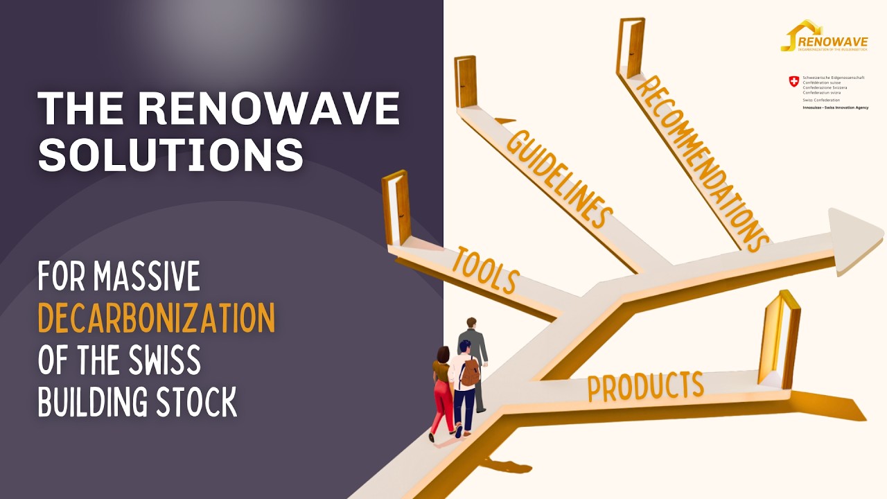 Solutions for massive decarbonization of the Swiss building stock by RENOWAVE