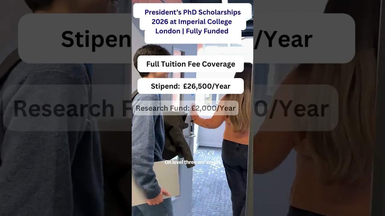 Fully Funded Scholarships In UK For PhD 2026 | No fees with stipend for PhD in UK