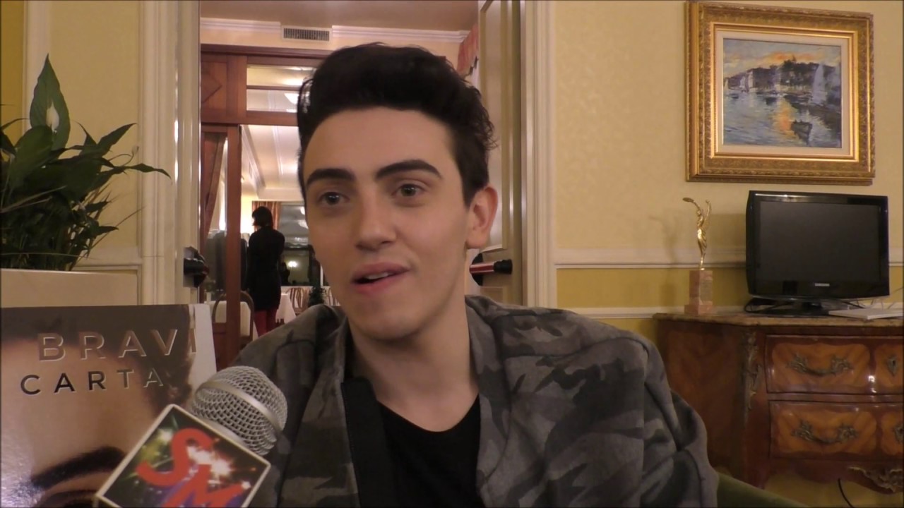 Videointervista a Michele Bravi a Sanremo 2017, su SpettacoloMania.it
