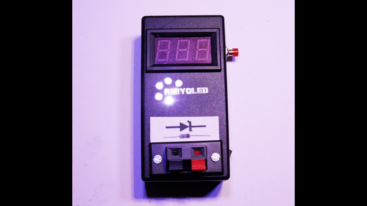 Medidor y comprobador diodos Zener hasta 50V