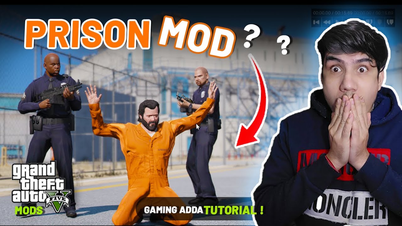 HOW TO INSTALL PRISON MOD IN GTA 5 | GTA 5 Mods 2024 Hindi | Gaming Adda