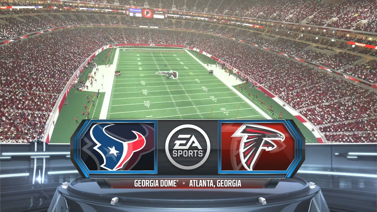 Madden NFL 16 - Houston Texans (1-2) Vs Atlanta Falcons (2-1) Simulation Week 4 Full Gameplay