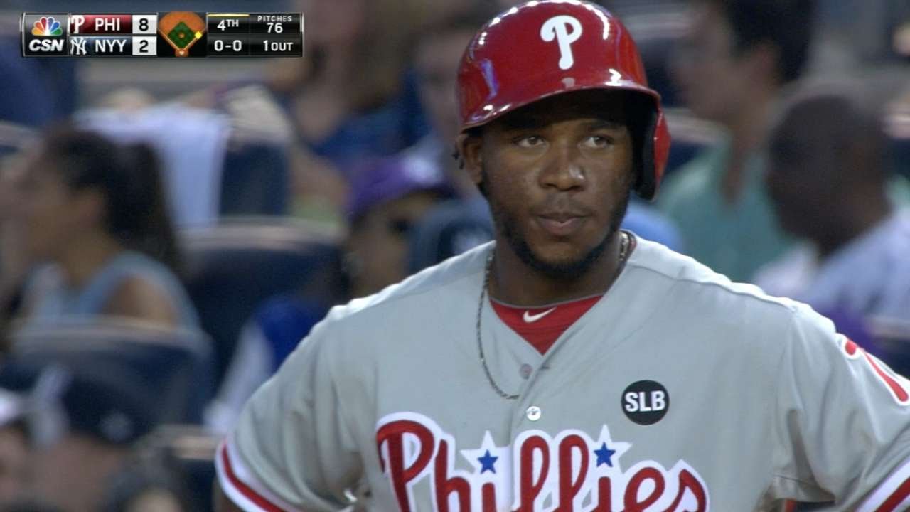 PHI@NYY: Franco launches two homers in four-hit night