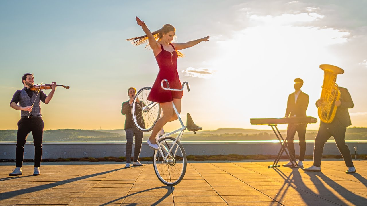 Wonderful Music meets INCREDIBLE bike tricks ❤️ poetry in motion