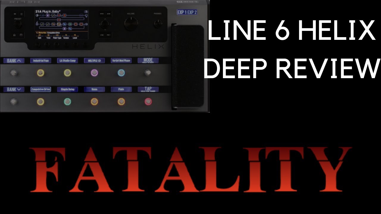 Line 6 Helix Deep Review - Fatality Amp Model