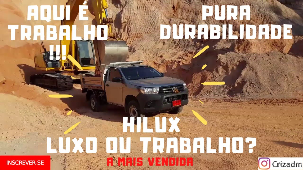 Toyota Hilux SR Basculante??? Aqui é Trabalho!!! Hilux sendo utilizada como F4000 na Gringa.