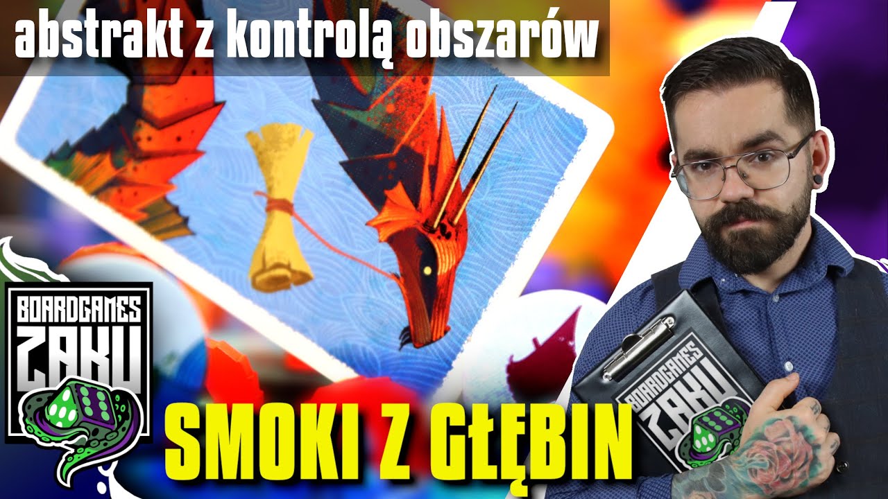 Smoki z Głębin - Zjadamy Statki i Kontrolujemy Obszary! Gra Planszowa - ZASADY - OPINIA