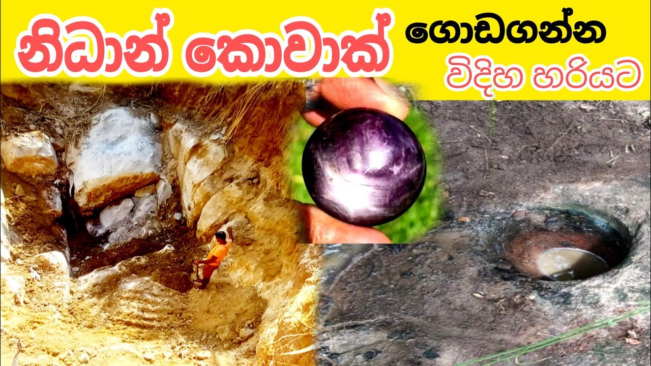 නිධාන් කොවාක් ගොඩගන්න විදිහ nidan wasthu nidan salakunu nidan godaganima ashiya production nidankow
