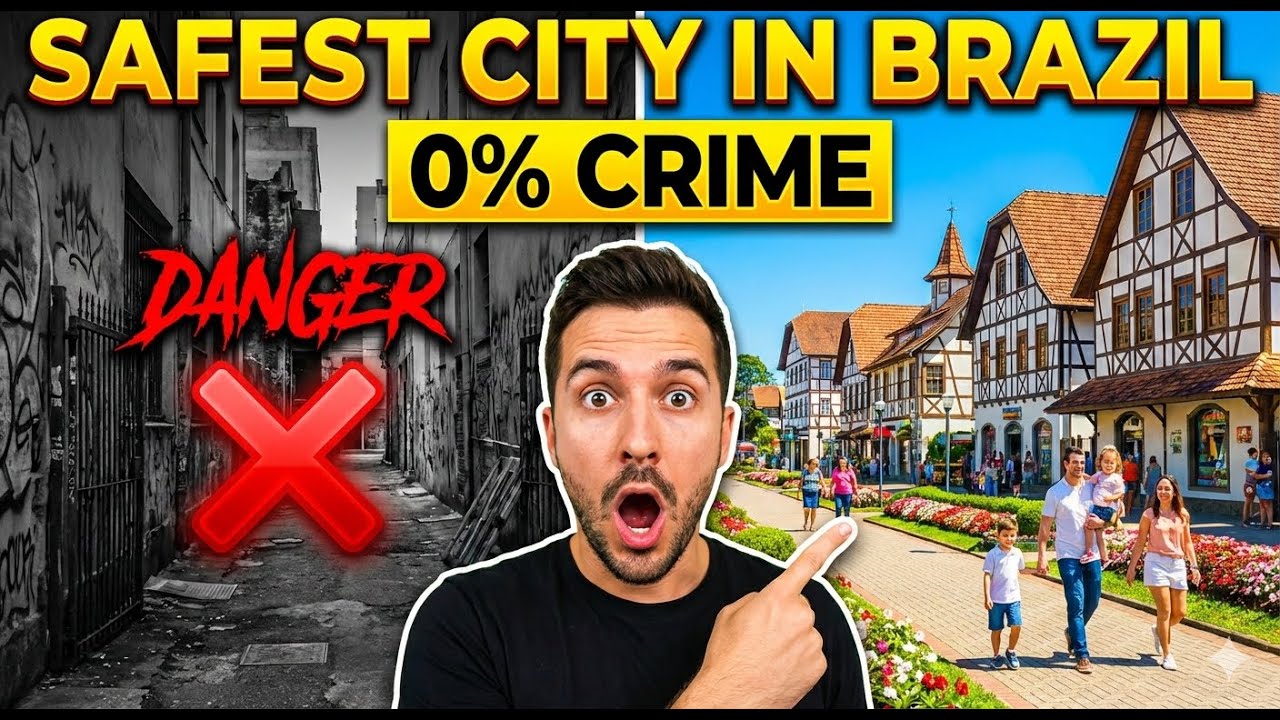 The Safest CITY in Brazil That Tourists Don't Know Exists