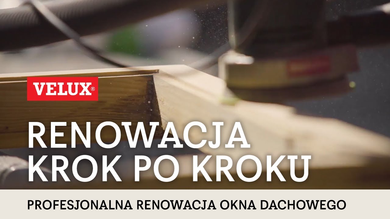 Profesjonalna renowacja okna dachowego VELUX